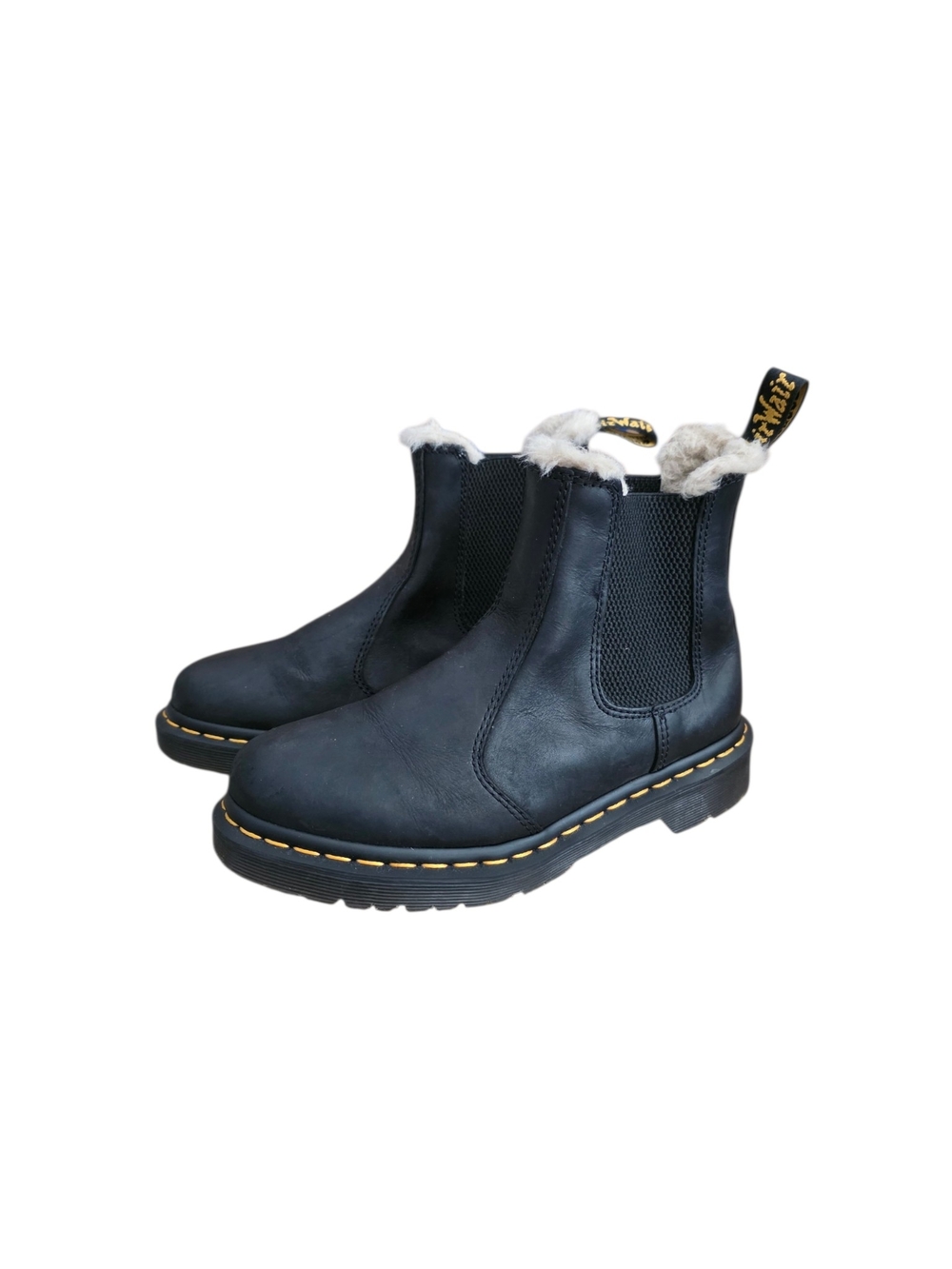 Dr Martens 2976 Leonore Faux Fur Lined Chelsea Boots 6